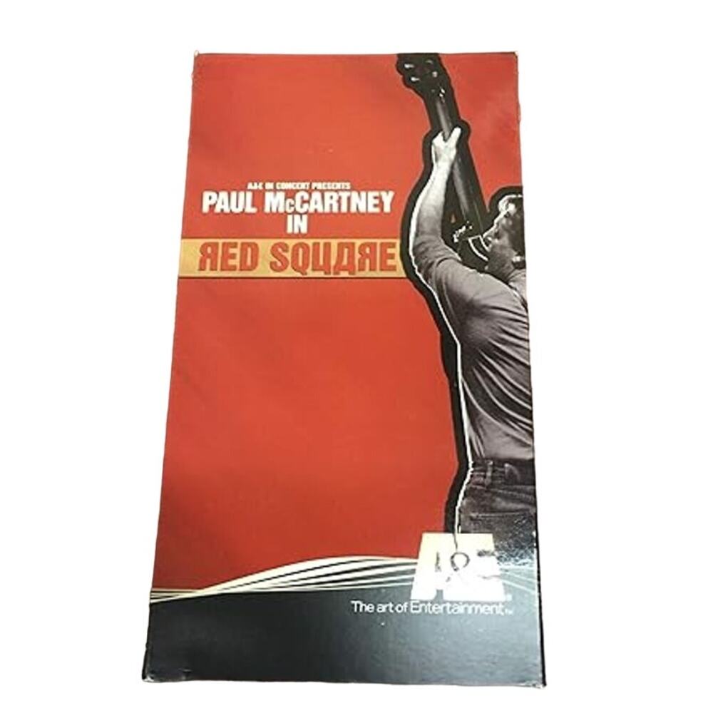 Vintage 2003 Paul McCartney In Red Square VHS Tape For Emmy Consideration